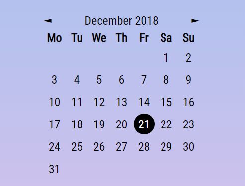 Ultra Simple Calendar With onClick Callback - jQuery jsRapCalendar