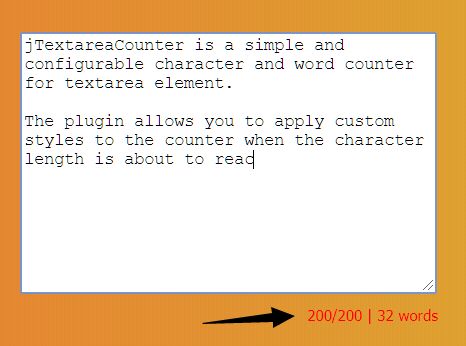 Accessible Character Counter Plugin For Text Field