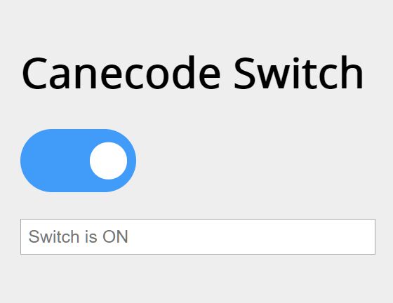 Toggle Elements With A Checkbox Switch - jQuery Canecode Switch