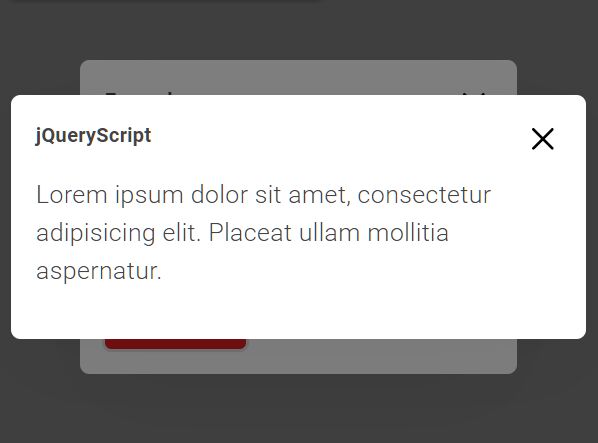 Pretty Clean Popup Window Plugin - jQuery Simple Modal