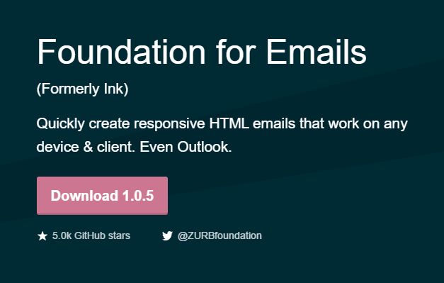 INK - Quickly create responsive HTML emails that work on any device & client. Even Outlook.