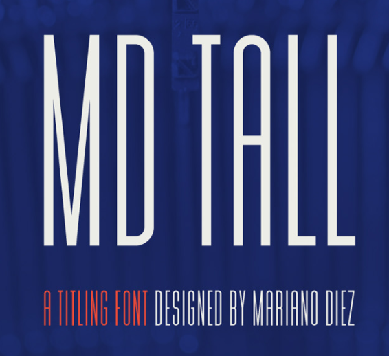 MD Tall free font