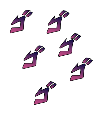 Transparent Jojo Menacing Png - Menacing Jojo Transparent Background, Png  Download , Transparent Png Image