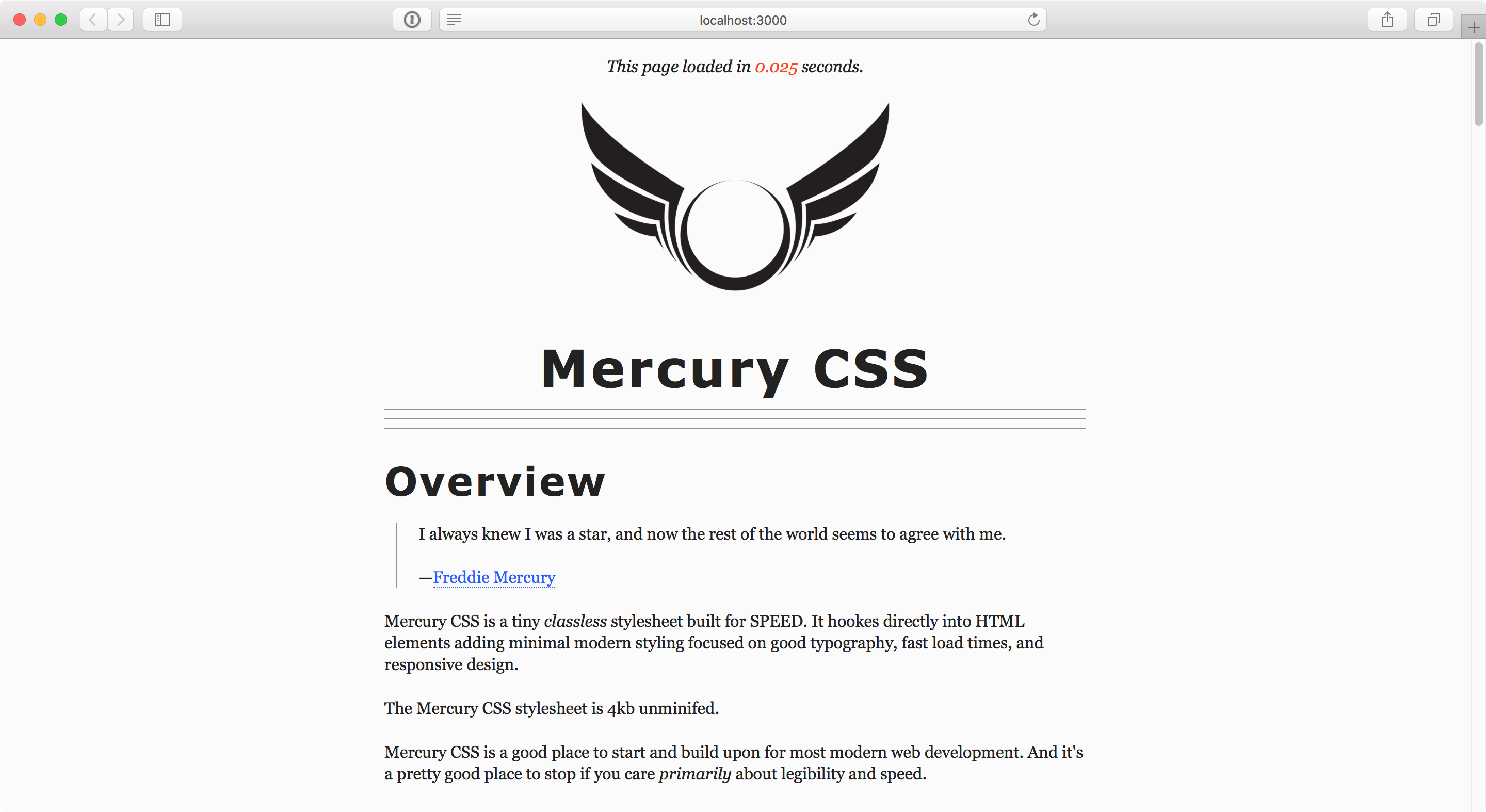 MercuryCSS