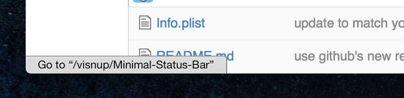 Minimal-Status-Bar