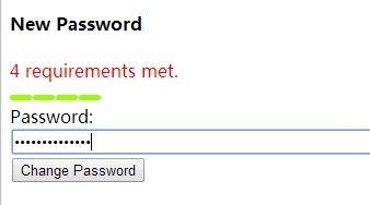 PasswordCheckerJQuery