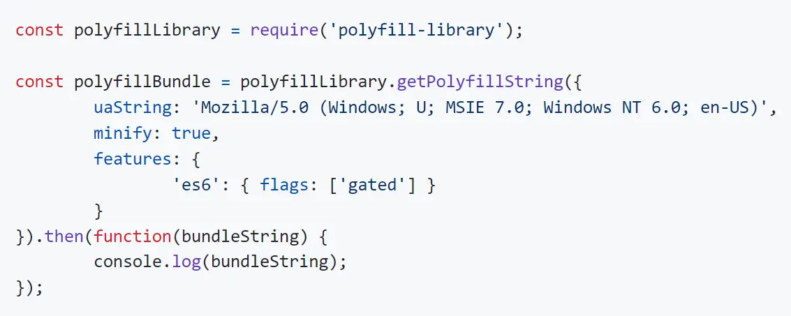 Polyfill-library