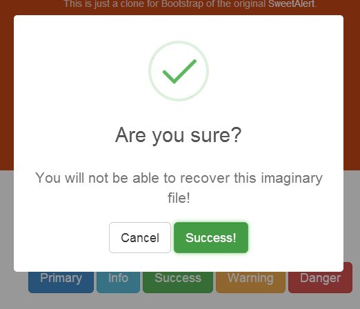 bootstrap-sweetalert