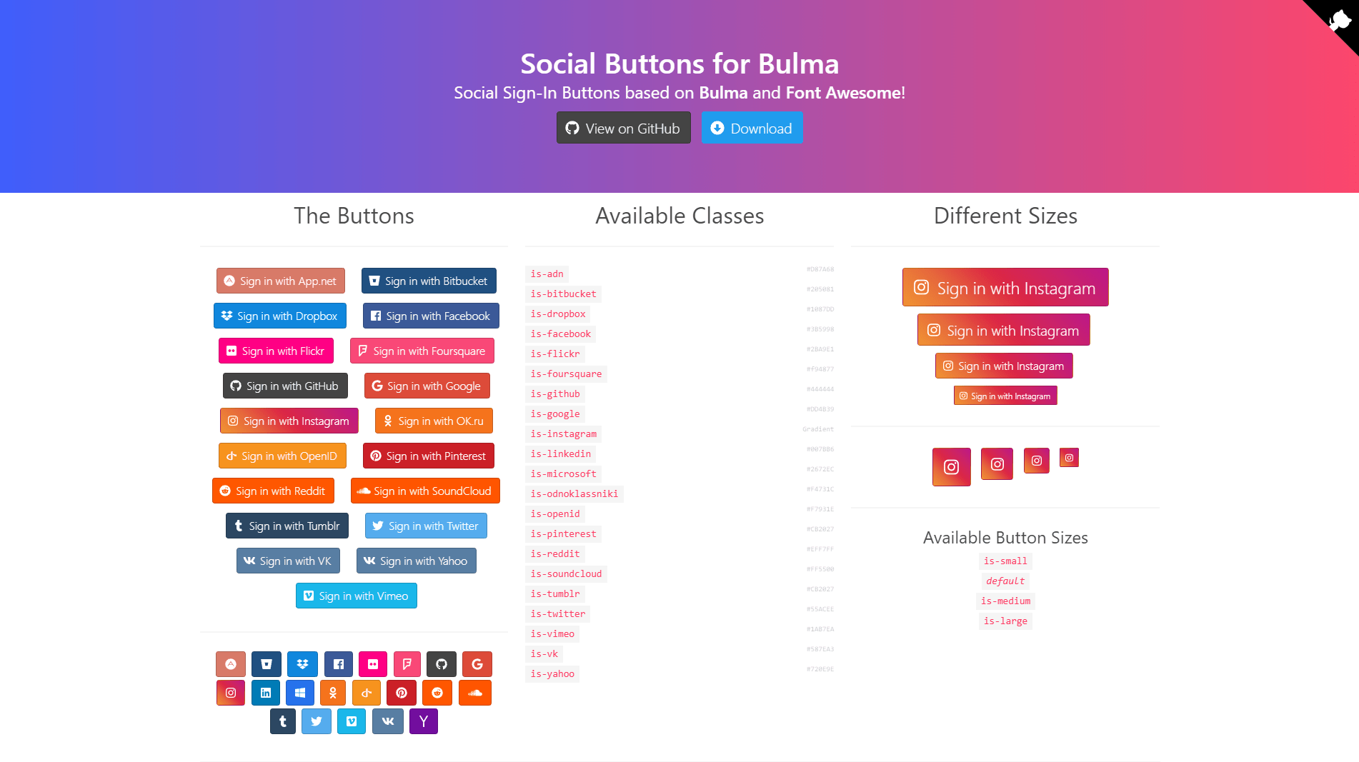 bulma-social