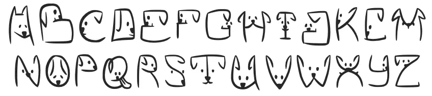 dog-font