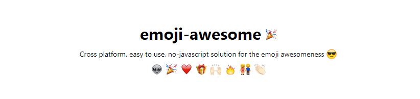 emoji-awesome