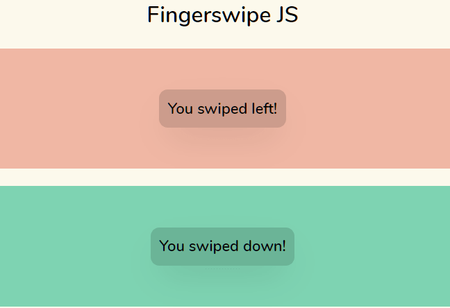 fingerswipe