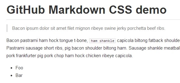 github-markdown-css