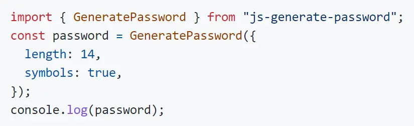 js-generate-password