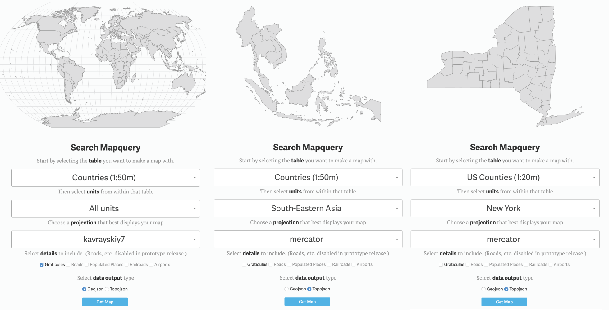 mapquery