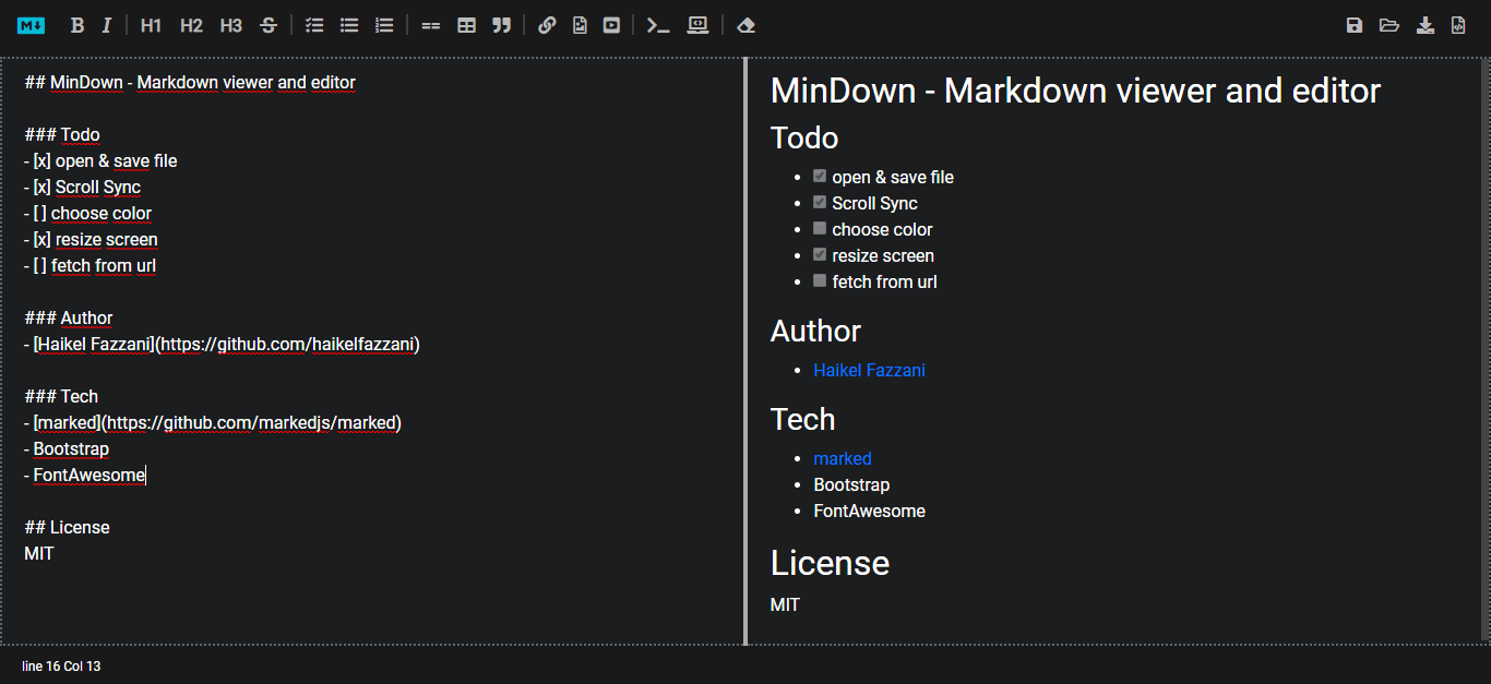 mindown-editor