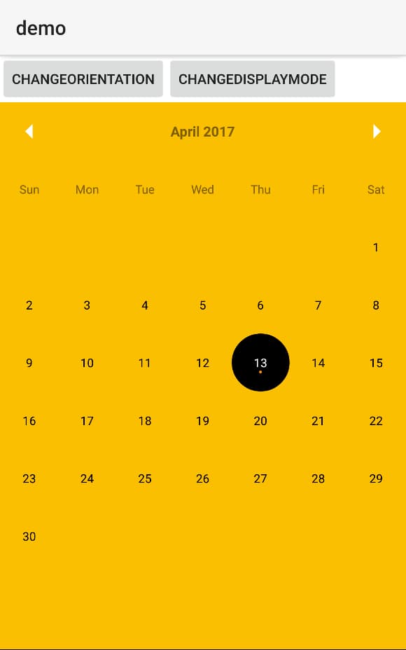 nativescript-fancy-calendar