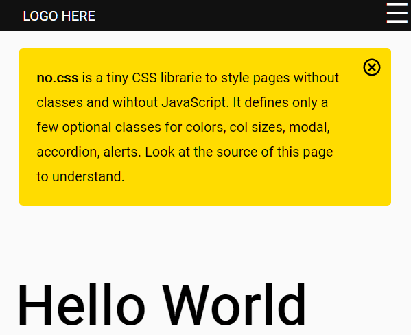 CSS Framework With Almost No Classes – no.css
