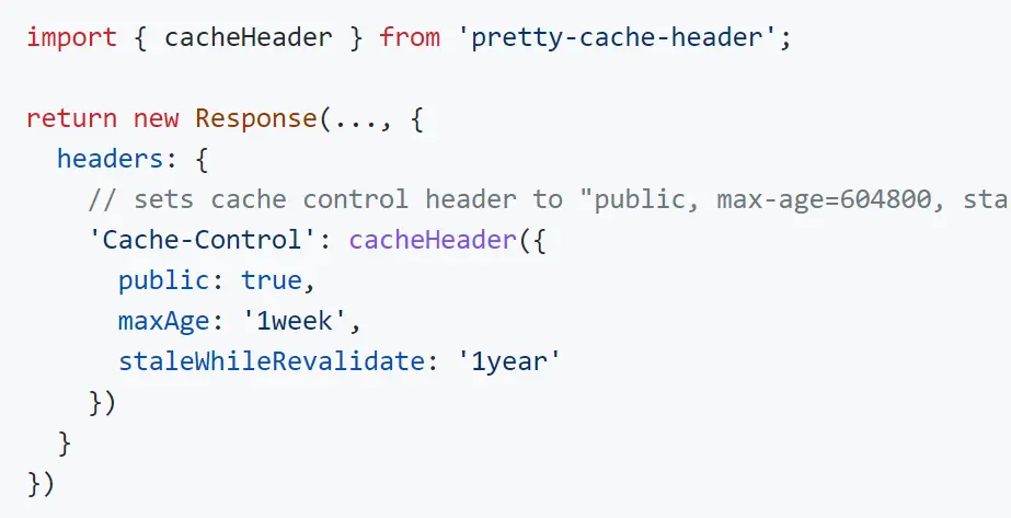 pretty-cache-header