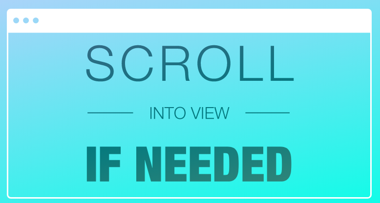 scroll-into-view-if-needed