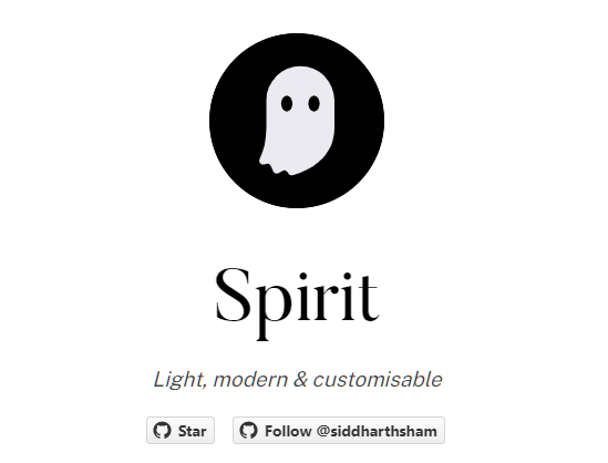 spirit.css