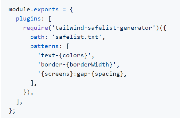 tailwind-safelist-generator