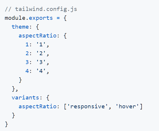 tailwindcss-aspect-ratio