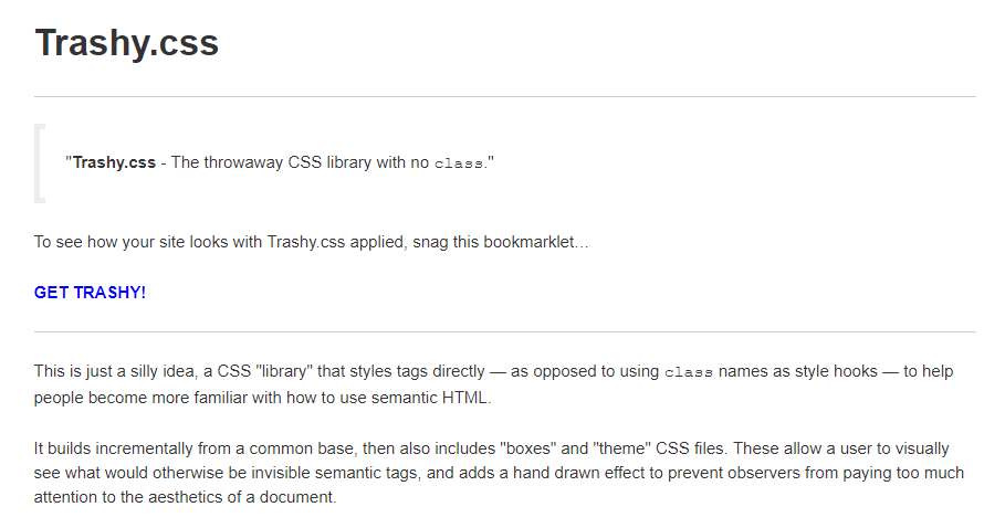 trashy.css