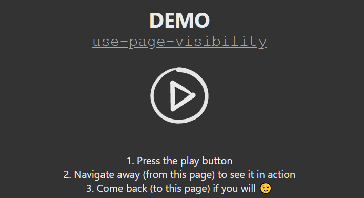 use-page-visibility