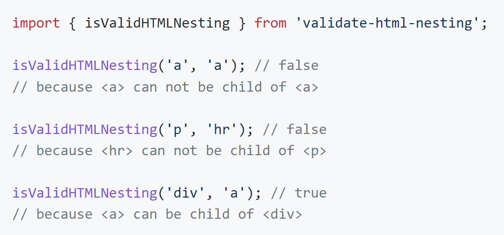 validate-html-nesting