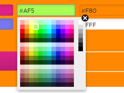 User-friendly Color Picker With Preset Colors - huebee.js