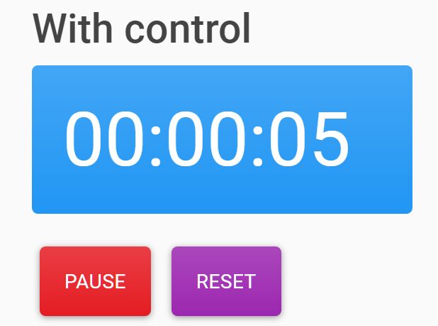 Minimal Countdown Timer With Optional Controls