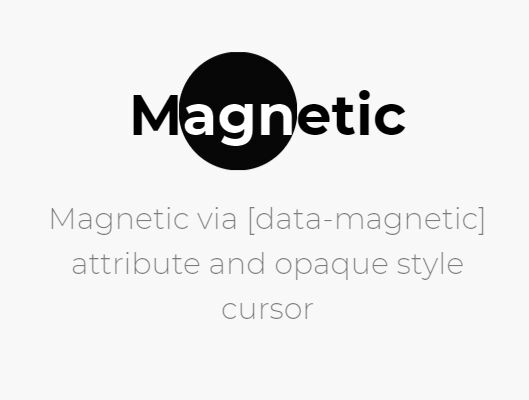 Fancy Cursor Animations In jQuery & GSAP - Cursor & Magnetic