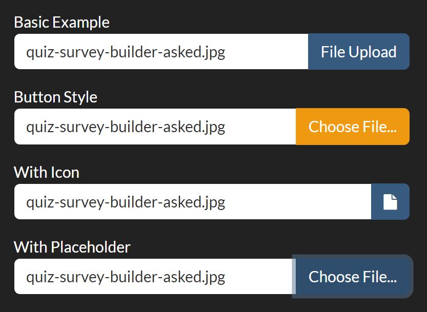 File Input Field for Bootstrap 5.x