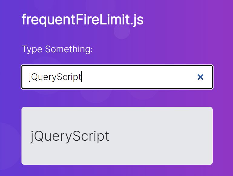 Delay Event Handler Function For A Specified Elapsed Time - frequentFireLimit.js