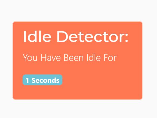 detect if idle inactivity - Free Download Detect If The User Is Idle In jQuery - Inactivity