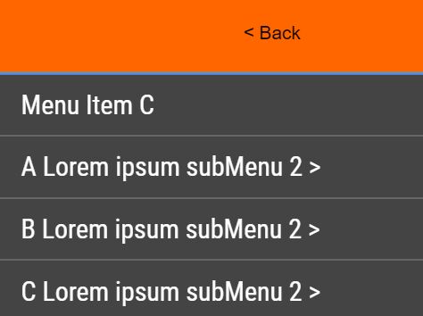 Accessible Mobile-friendly Drill Down Menu - jQuery Menu Level