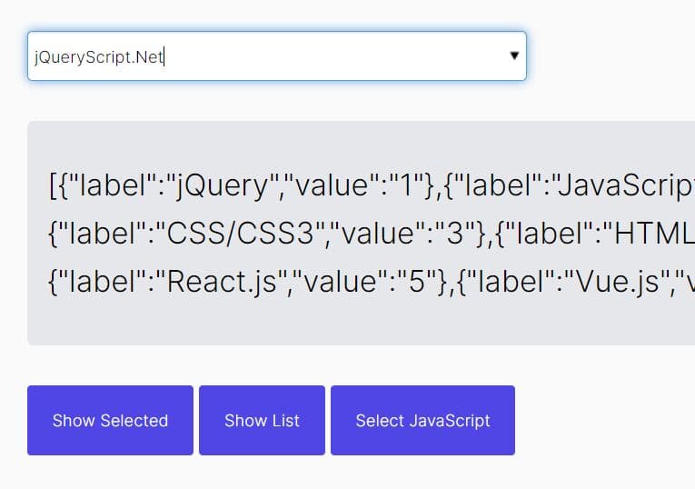 Dynamic Ediable Combo Box Plugin - jQuery Combo.js