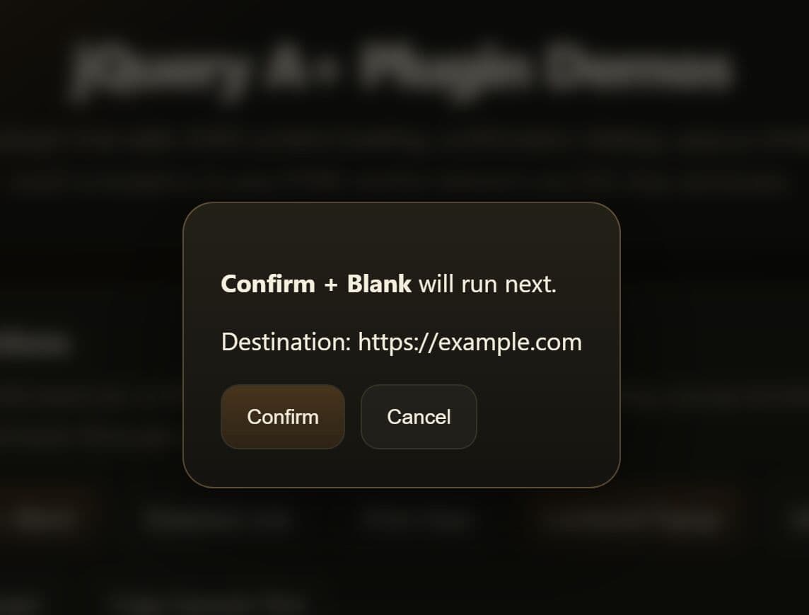 Enhance HTML Anchor Tags With AJAX & Dialogs - jQuery A+