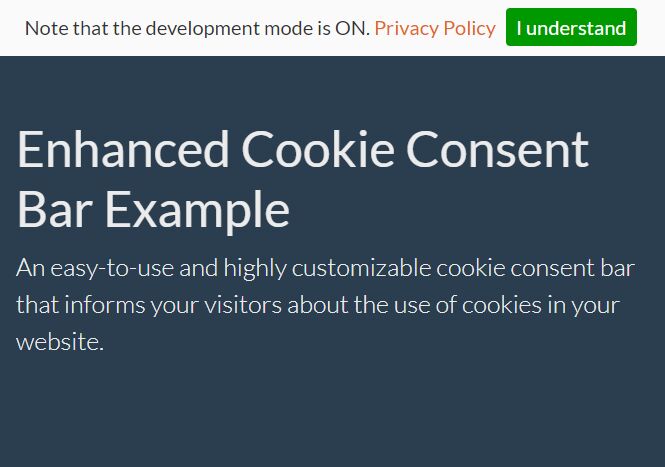 29 Cookie Consent Javascript Plugin