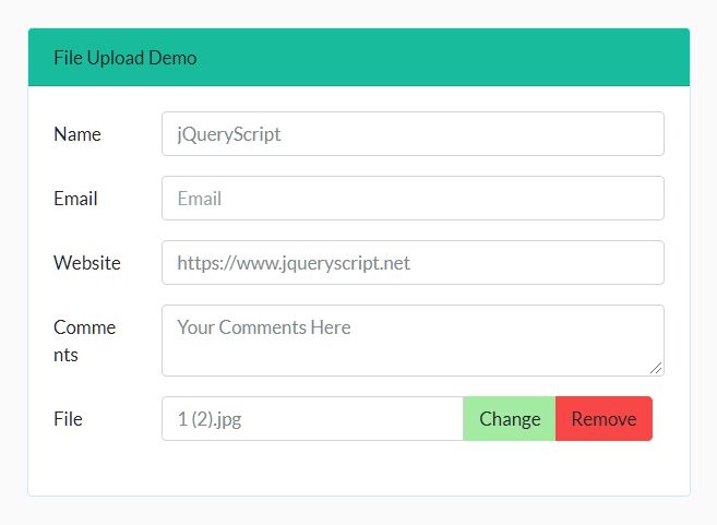 Custom File Input For Bootstrap 4 - Ratify Upload