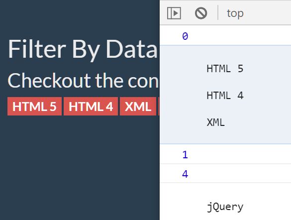 filter data name value - Free Download Filter HTML Elements By Data Name & Value - data-filter