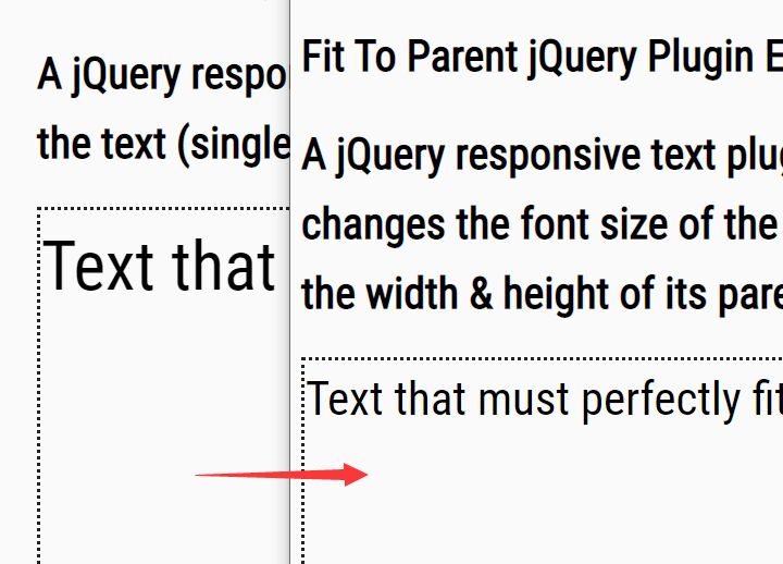 Fit Text To The Width Of Its Container - jQuery FitToParent.js