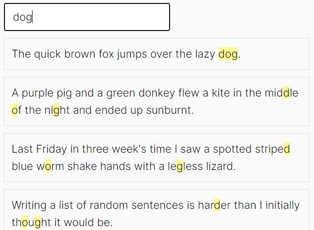 Tiny Flexible Fuzzy Search jQuery Plugin - fuzzy.js