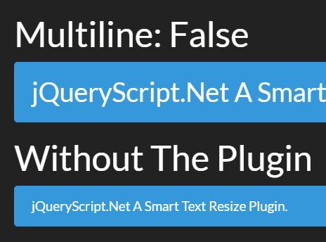 Set Correct Font Size To Fit Container Width - jQuery fit_font