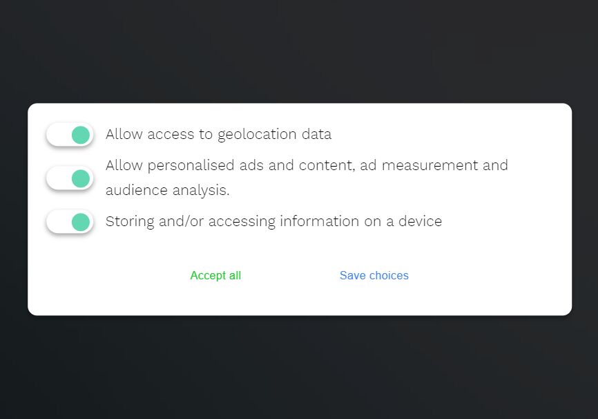 Configurable GDPR Cookie Consent Popup - jQuery popupConsent.js