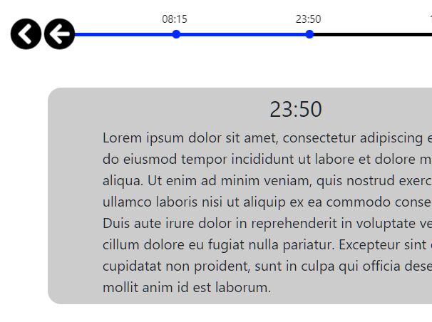 Interactive Timeline Slider In jQuery - Horizontal Timeline