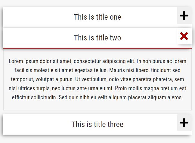 Tiny Responsive Accordion Plugin - HR Accordion Tab