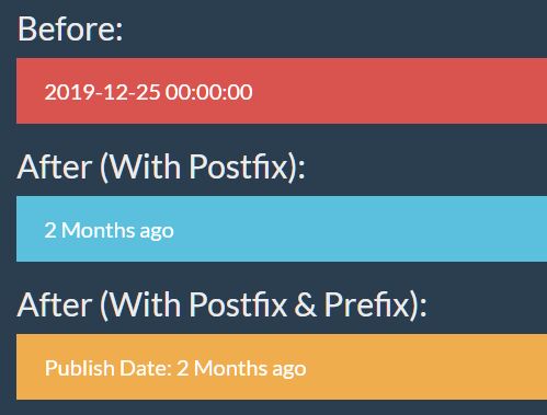 Human-readable Elapsed Time - jQuery timeElapsed.js