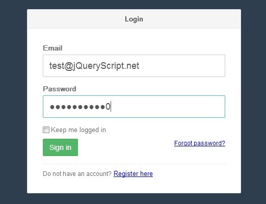 iOS-Like Plain Text Input of Password with jQuery mobilePassword Plugin